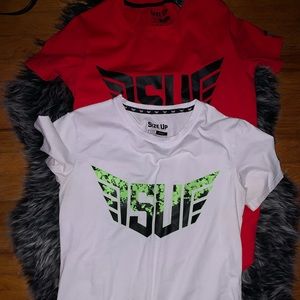 Two Size up t-shirts Small